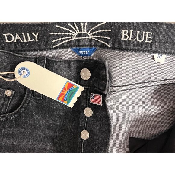 NWT $320 Daily Blue by Adriano Goldschmied High-Waisted Straight 24 BOOST - Picture 8 of 16